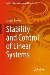 book Stability and Control of Linear Systems