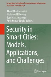 book Security in Smart Cities: Models, Applications, and Challenges