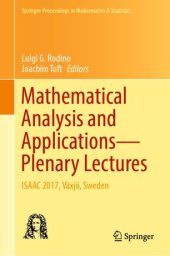 book Mathematical Analysis and Applications—Plenary Lectures: ISAAC 2017, Växjö, Sweden