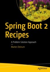 book Spring Boot 2 Recipes: A Problem-Solution Approach