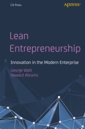 book Lean Entrepreneurship: Innovation in the Modern Enterprise