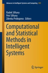 book Computational and Statistical Methods in Intelligent Systems