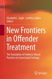 book New Frontiers in Offender Treatment: The Translation of Evidence-Based Practices to Correctional Settings