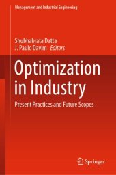 book Optimization in Industry: Present Practices and Future Scopes