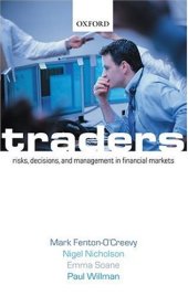 book Traders - Risks, Decisions And Management In Financial Markets