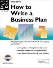 book How to write a business plan