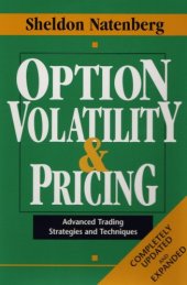 book option Volatility & Pricing - Advanced Trading Strategies And Techniques