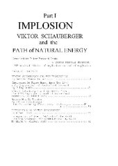 book Implosion: Viktor Schauberger and the Path of Natural Energy 