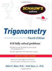 book Schaum's Outlines; Trigonometry (With Calculator-Based Solutions)