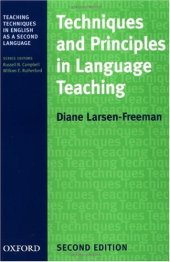 book Techniques and Principles in Language Teaching 