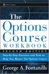 book The Option Course With Exercise