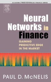 book Neural Networks in Finance[c] Gaining Predictive Edge in the Market