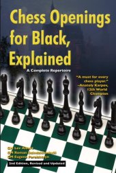 book Chess Openings for Black, Explained