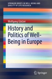 book History and Politics of Well-Being in Europe