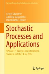 book Stochastic Processes and Applications: SPAS2017, Västerås and Stockholm, Sweden, October 4-6, 2017