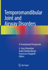 book Temporomandibular Joint and Airway Disorders: A Translational Perspective