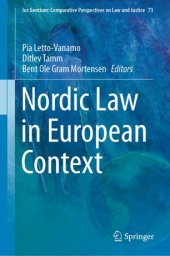 book Nordic Law in European Context