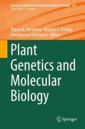 book Plant Genetics and Molecular Biology