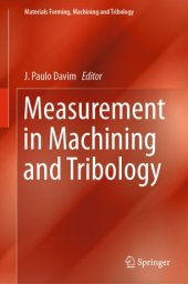 book Measurement in Machining and Tribology