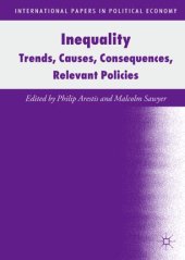 book Inequality: Trends, Causes, Consequences, Relevant Policies