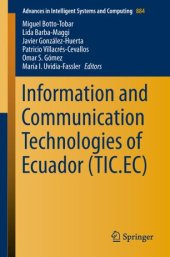 book Information and Communication Technologies of Ecuador (TIC.EC)