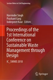 book Proceedings of the 1st International Conference on Sustainable Waste Management through Design: IC_SWMD 2018