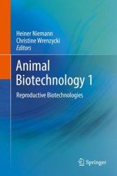 book Animal Biotechnology 1: Reproductive Biotechnologies