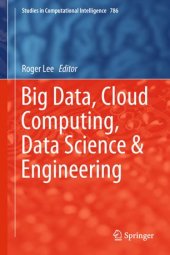 book Big Data, Cloud Computing, Data Science & Engineering