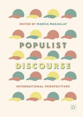 book Populist Discourse: International Perspectives