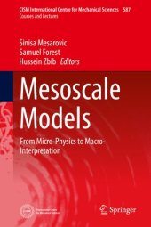 book Mesoscale Models: From Micro-Physics to Macro-Interpretation