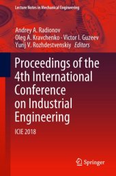 book Proceedings of the 4th International Conference on Industrial Engineering: ICIE 2018