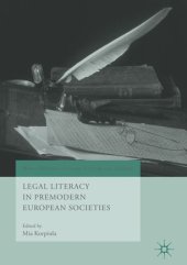 book Legal Literacy in Premodern European Societies