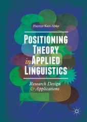 book Positioning Theory in Applied Linguistics: Research Design and Applications