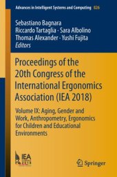 book Proceedings of the 20th Congress of the International Ergonomics Association (IEA 2018)