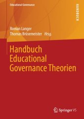 book Handbuch Educational Governance Theorien