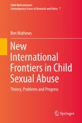 book New International Frontiers in Child Sexual Abuse: Theory, Problems and Progress