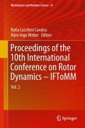 book Proceedings of the 10th International Conference on Rotor Dynamics – IFToMM: Vol. 2