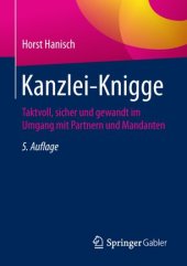 book Kanzlei-Knigge: Taktvoll, sicher und gewandt im Umgang mit Partnern und Mandanten