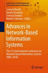 book Advances in Network-Based Information Systems: The 21st International Conference on Network-Based Information Systems (NBiS-2018)