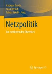 book Netzpolitik: Ein einführender Überblick