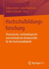 book Hochschulbildungsforschung: Theoretische, methodologische und methodische Denkanstöße für die Hochschuldidaktik