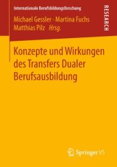 book Konzepte und Wirkungen des Transfers Dualer Berufsausbildung