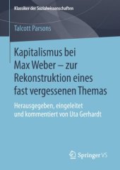 book Kapitalismus bei Max Weber - zur Rekonstruktion eines fast vergessenen Themas