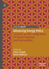 book Advancing Energy Policy: Lessons on the integration of Social Sciences and Humanities