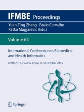 book International Conference on Biomedical and Health Informatics: ICBHI 2015, Haikou, China, 8-10 October 2015