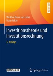 book Investitionstheorie und Investitionsrechnung