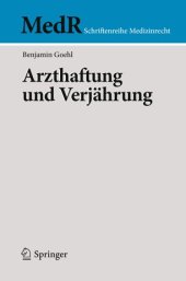 book Arzthaftung und Verjährung