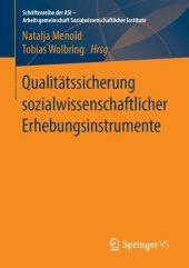 book Qualitätssicherung sozialwissenschaftlicher Erhebungsinstrumente