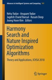 book Harmony Search and Nature Inspired Optimization Algorithms: Theory and Applications, ICHSA 2018