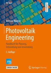 book Photovoltaik Engineering: Handbuch für Planung, Entwicklung und Anwendung